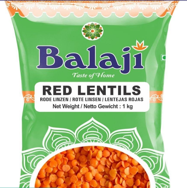 Balaji Red Lentils 1kg