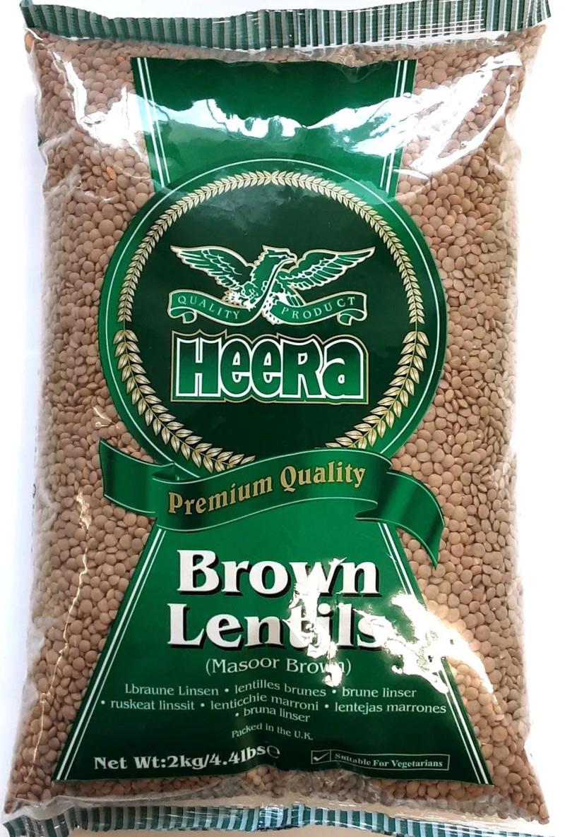 Heera Brown Lentils 2kg