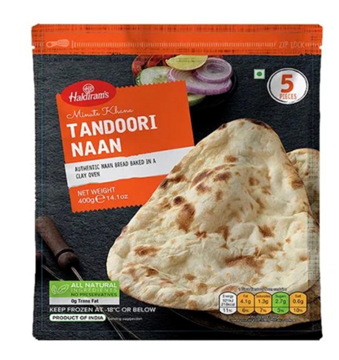 Haldiram Tandoori Naan 400g