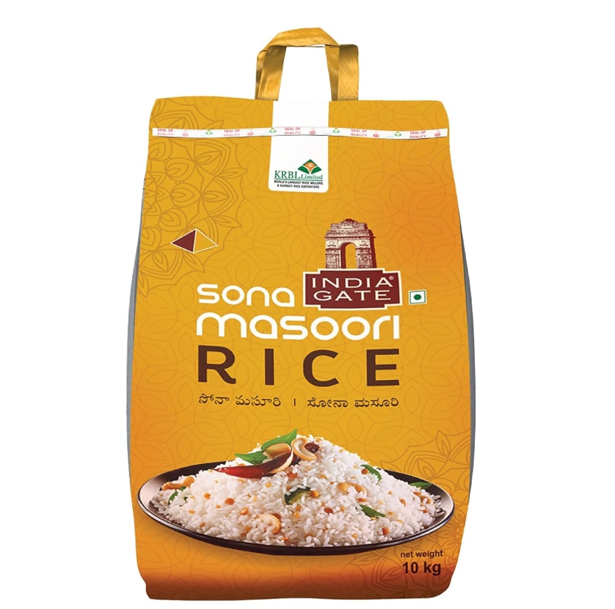 India Gate Sonamasoori Rice 10kg