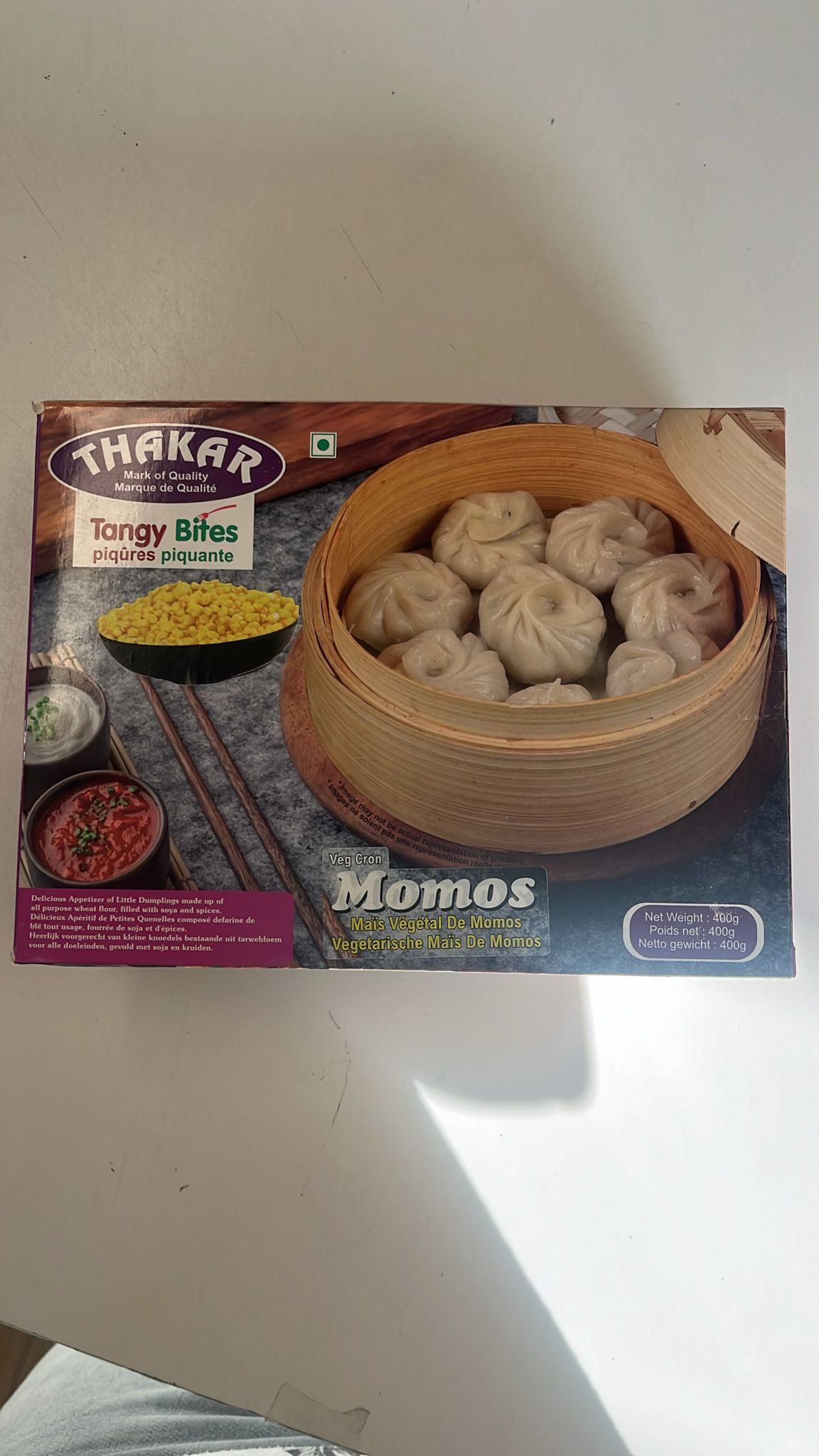 Thakar Veg Corn Momos 400g
