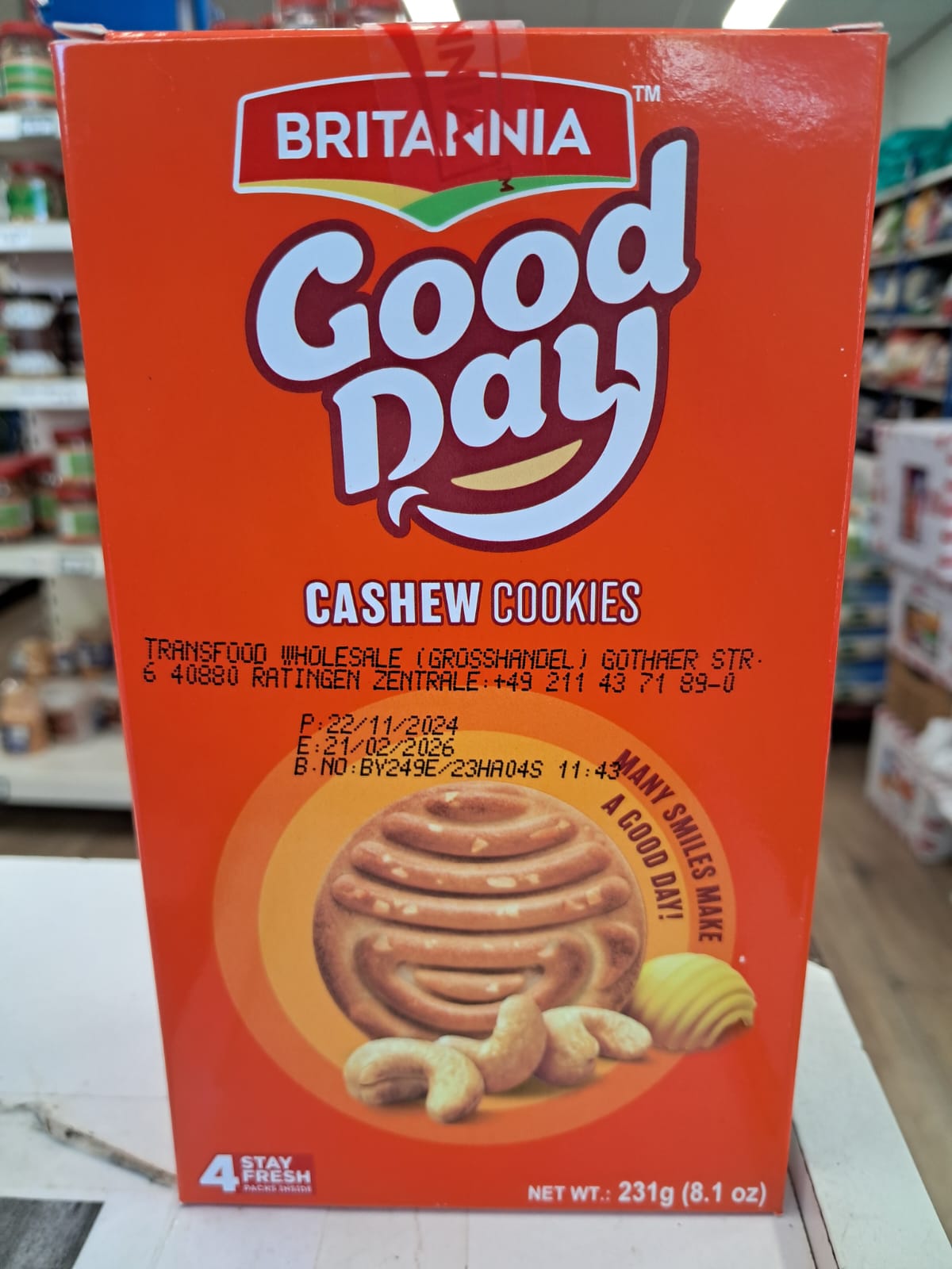 Good Day Cashew Cookies 231g