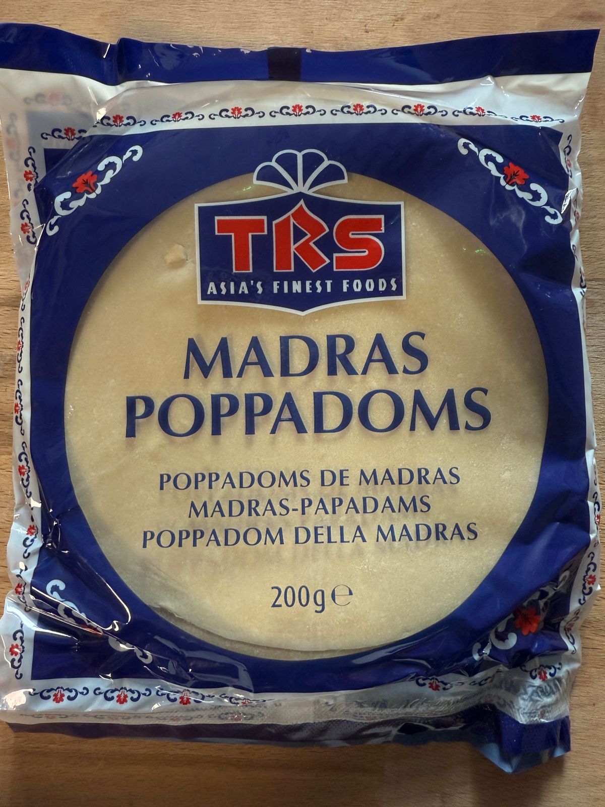 Trs Madras Poppadoms 200g