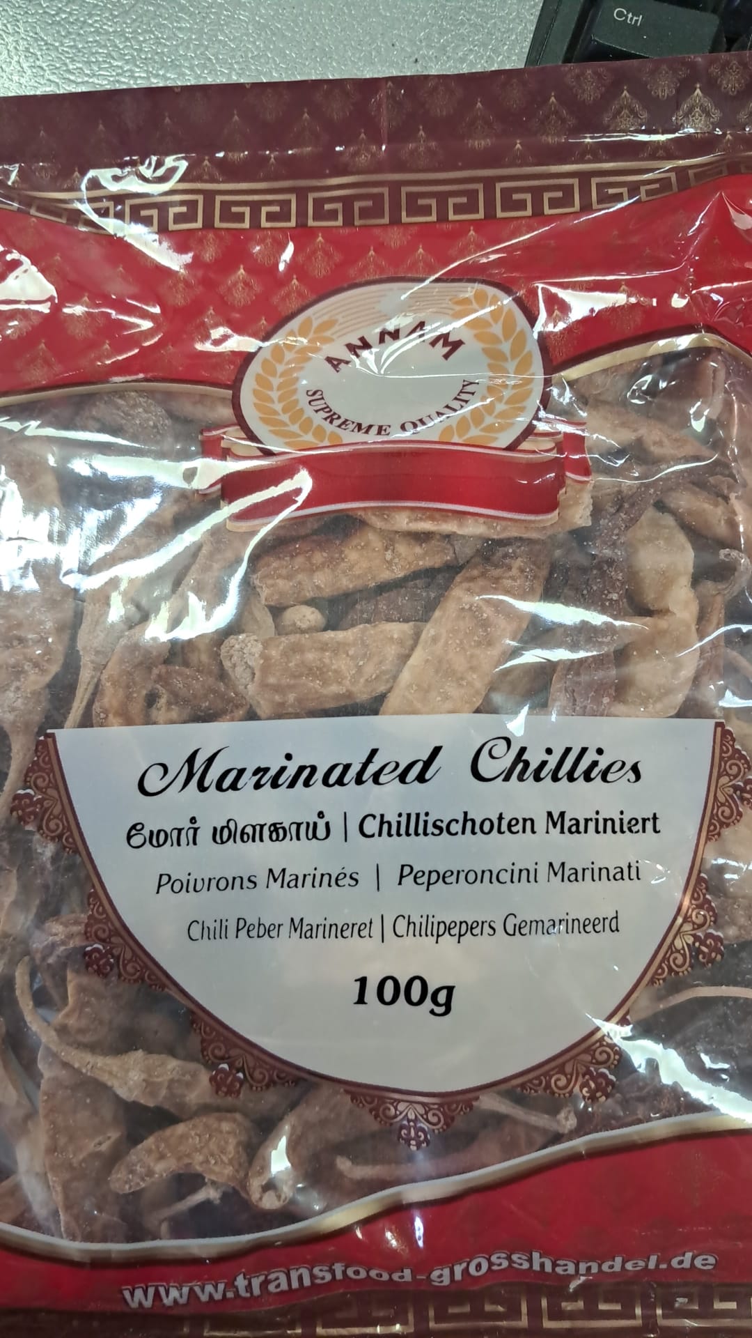 Annam Marinated Chillies 100g